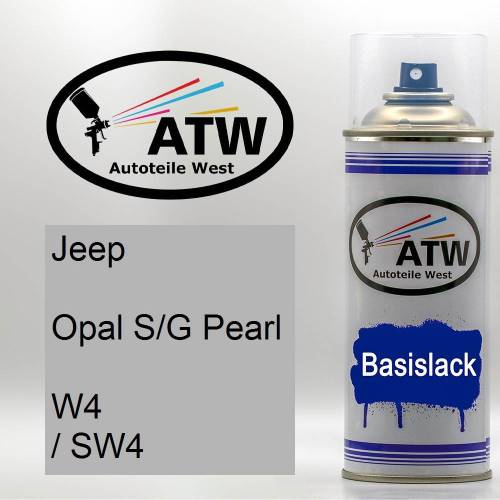 Jeep, Opal S/G Pearl, W4 / SW4: 400ml Sprühdose, von ATW Autoteile West.